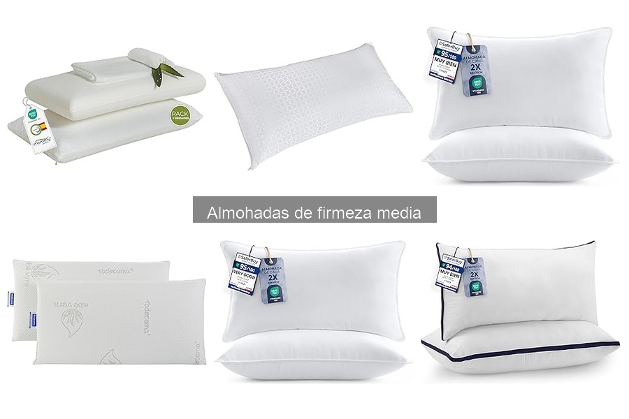 Comparativa de almohadas de firmeza media: Savel, Remedi y PIKOLIN