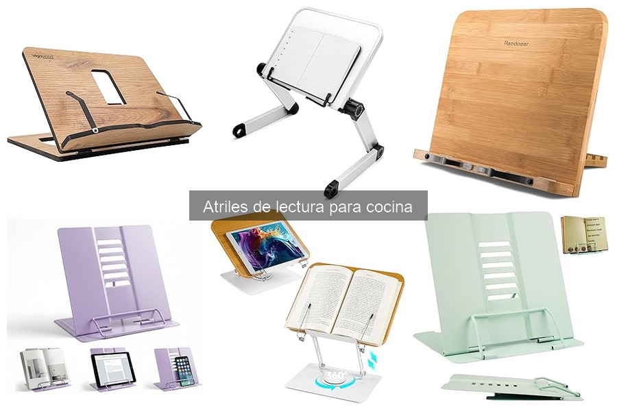 Comparativa de Atriles de Lectura: Madera vs Plástico para Cocina