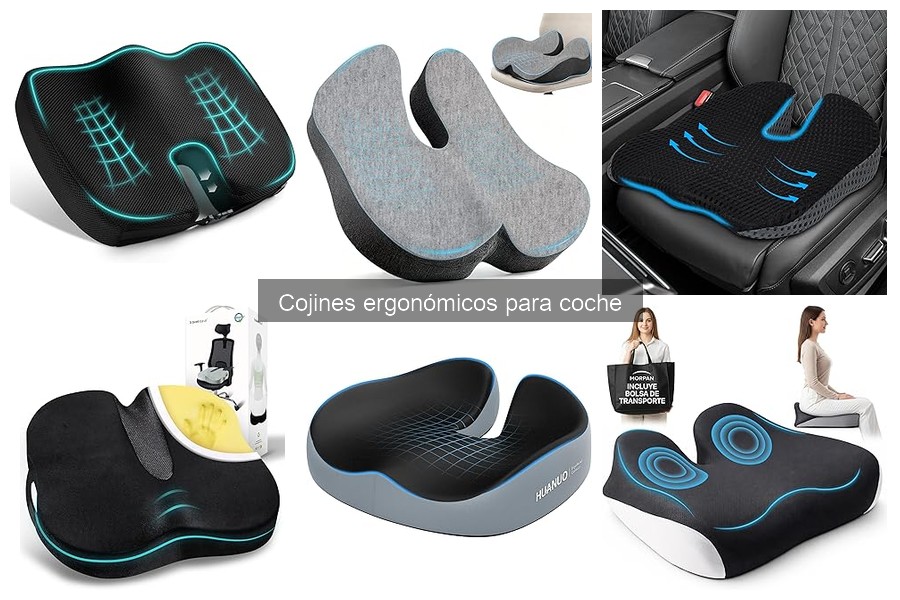 Comparativa de Cojines Ergonómicos para Coche: Mejores Marcas