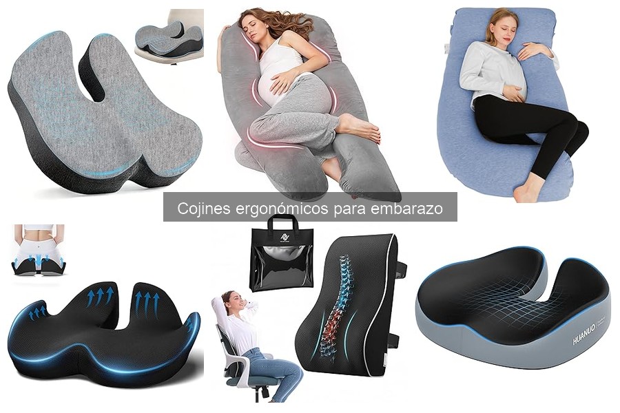 Comparativa de cojines ergonómicos para el embarazo