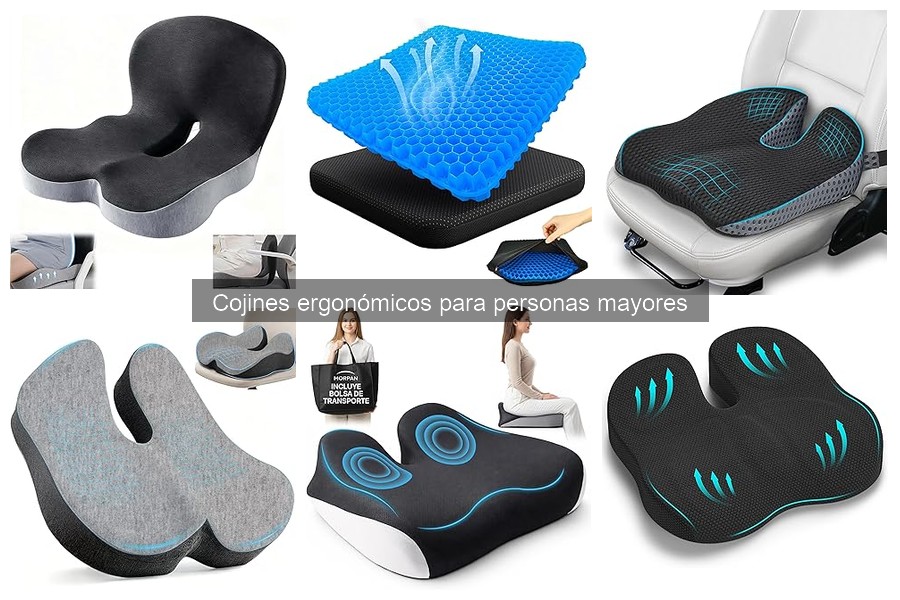 Comparativa de Cojines Ergonómicos para Personas Mayores