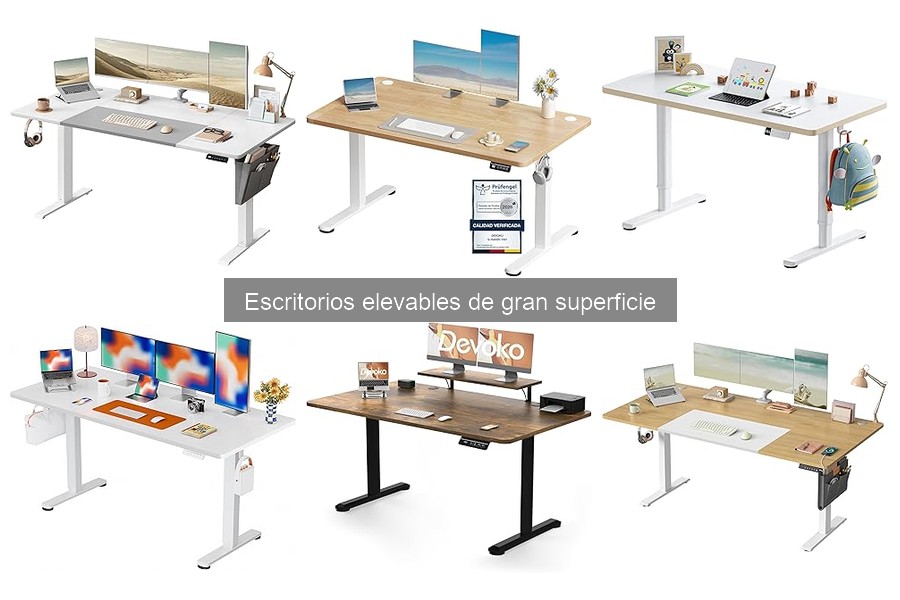 Comparativa de Escritorios Elevables de Gran Superficie