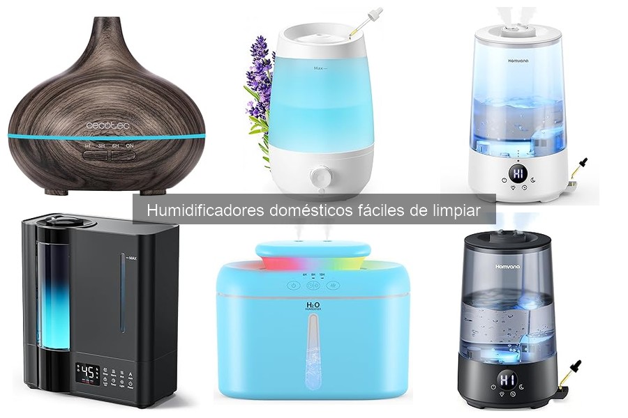 Comparativa de humidificadores fáciles de limpiar