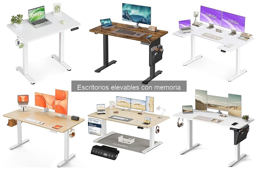 Comparativa de los mejores escritorios elevables con memoria