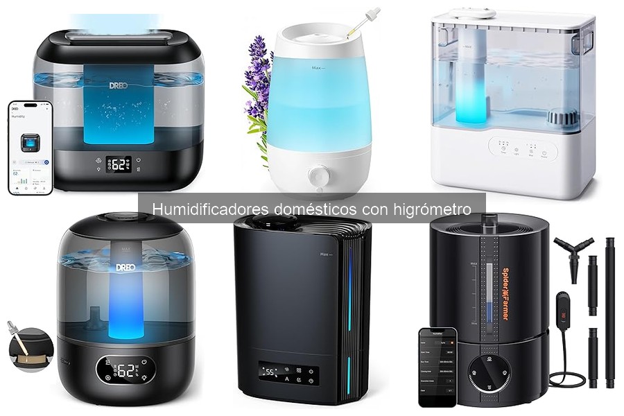 Comparativa de los Mejores Humidificadores con Higrómetro 2023