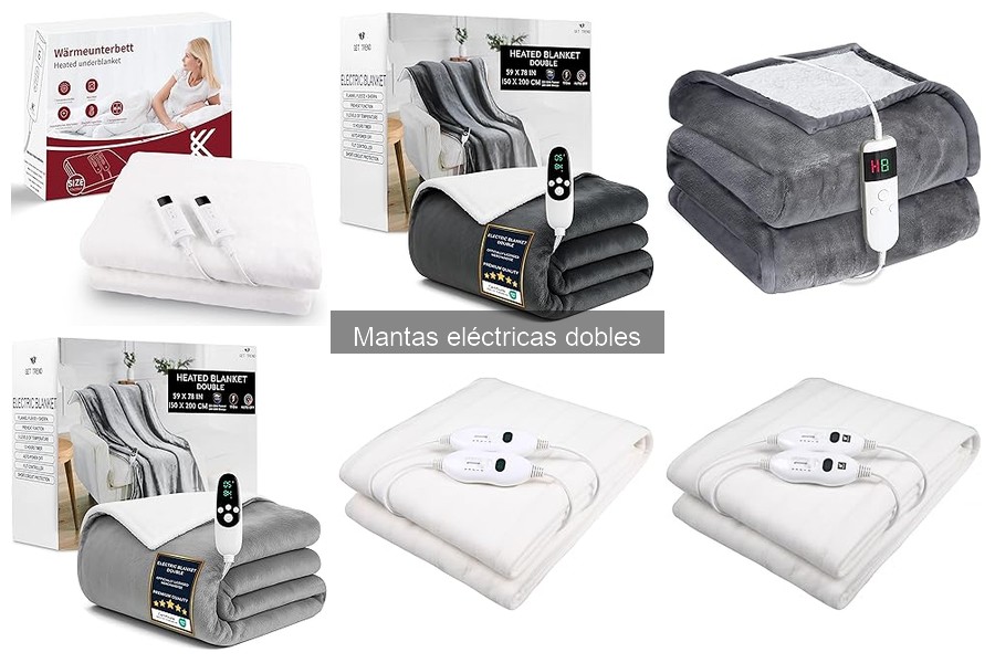 Comparativa de Mantitas Eléctricas Dobles: Marcas y Precios