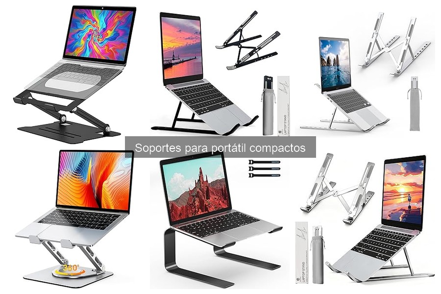 Comparativa de materiales en soportes para portátil compactos