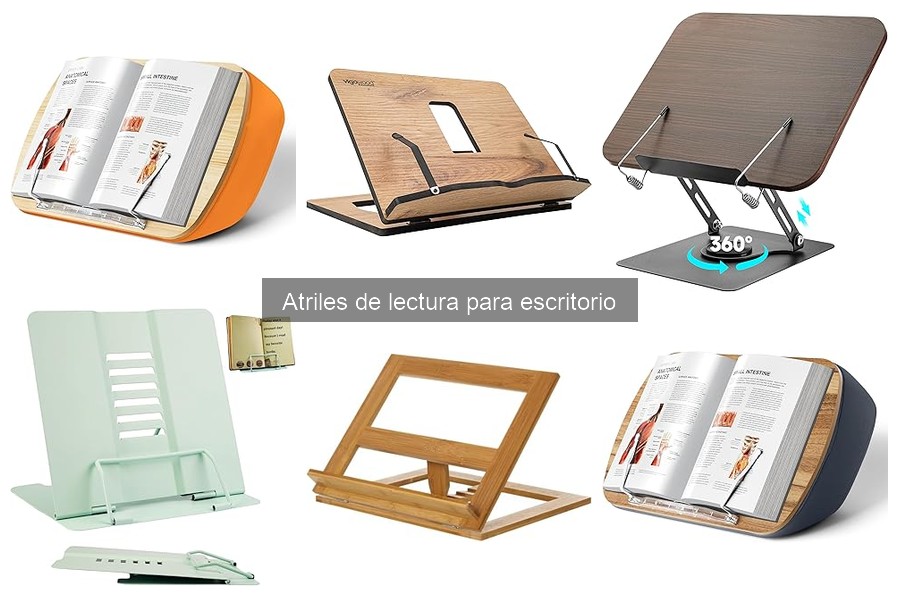 Comparativa de precios de atriles de lectura en Amazon