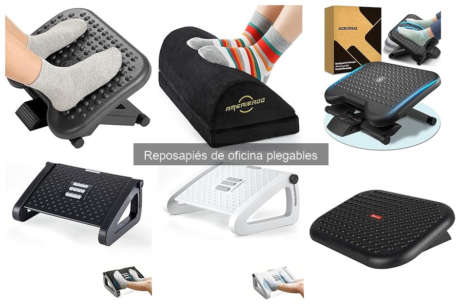 Comparativa de Reposapiés Plegables vs Fijos para Oficina
