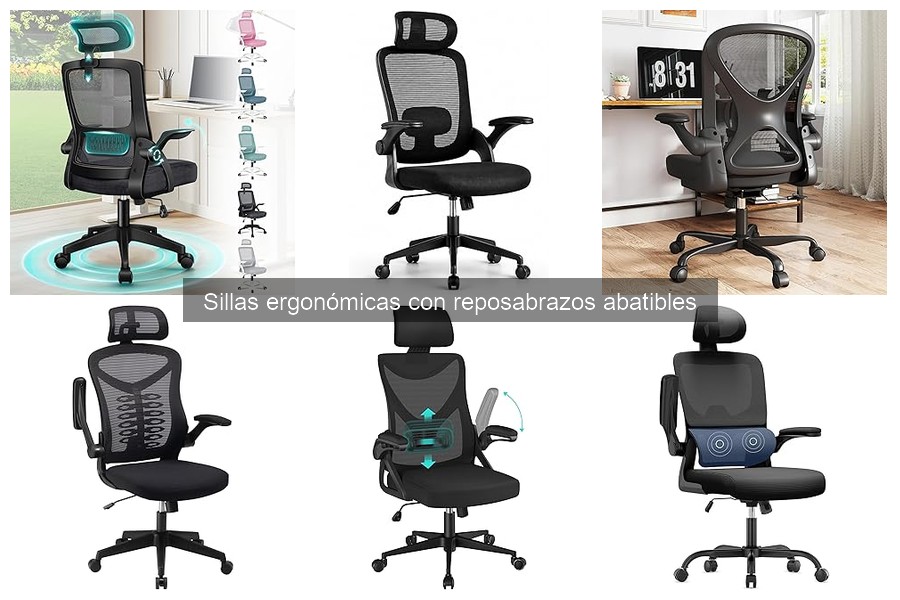 Comparativa de Sillas Ergonómicas con Reposabrazos Abatibles