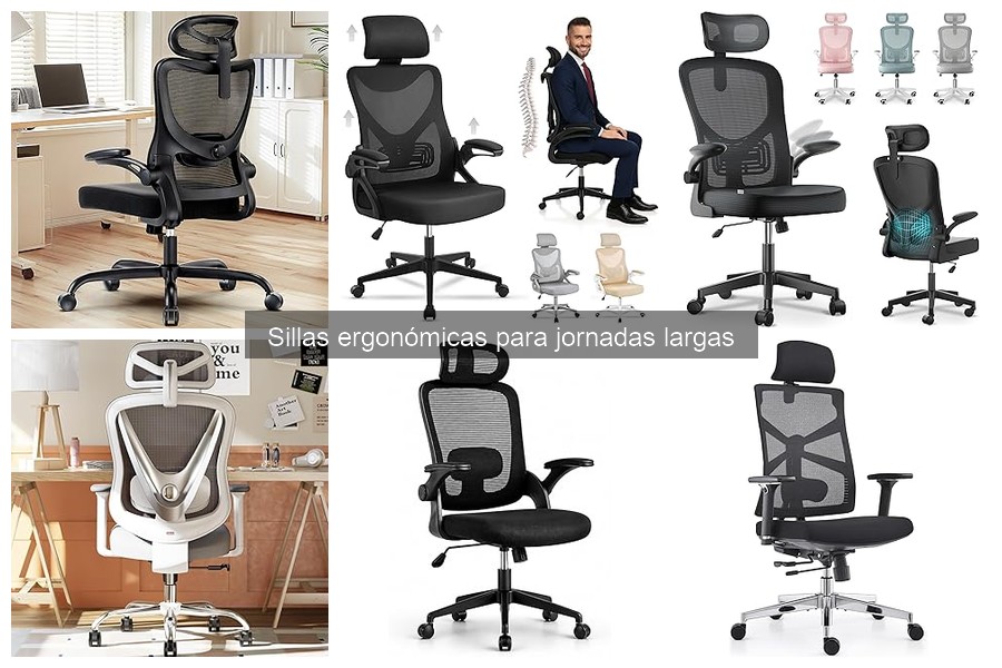 Comparativa de Sillas Ergonómicas: HOLLUDLE vs JUPPLIES vs EveryKip
