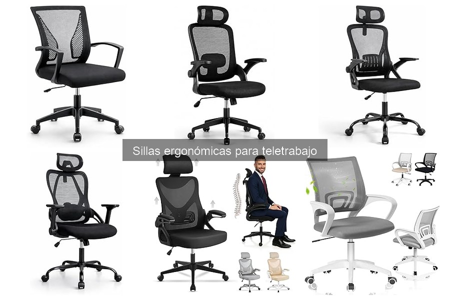 Comparativa de sillas ergonómicas para teletrabajo por precio