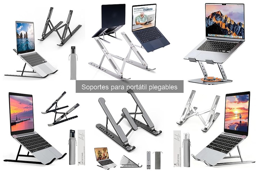 Comparativa de Soportes para Portátil Plegables: Mejores Marcas