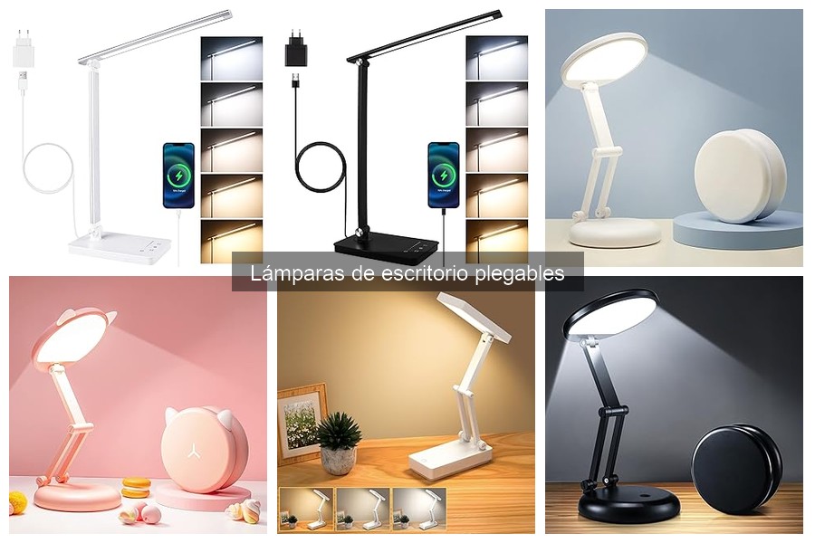 Comparativa: Lámparas de escritorio plegables vs convencionales