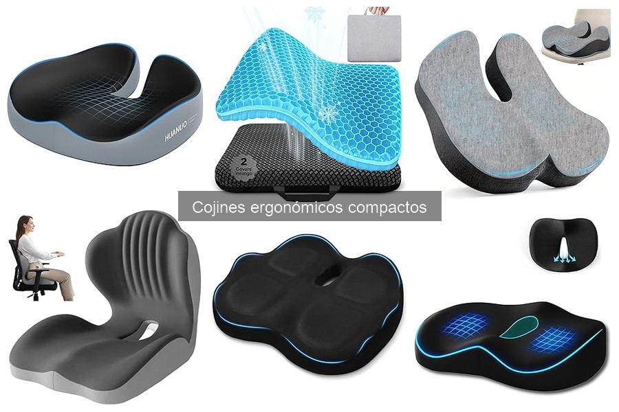 Comparativa: Mejores cojines ergonómicos compactos y más
