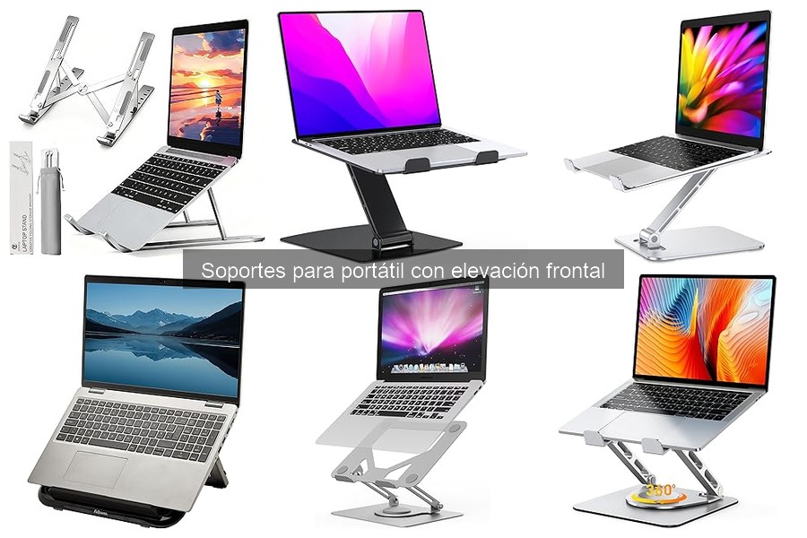 Comparativa: Soportes para portátil con elevación frontal vs. bases ajustables