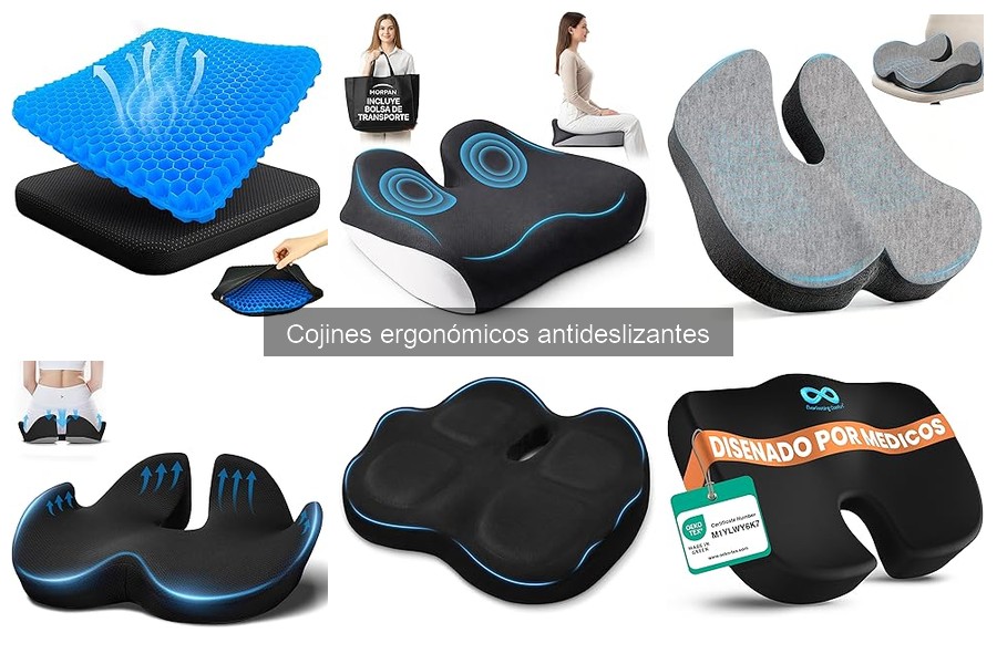 Consejos para mantener cojines ergonómicos antideslizantes