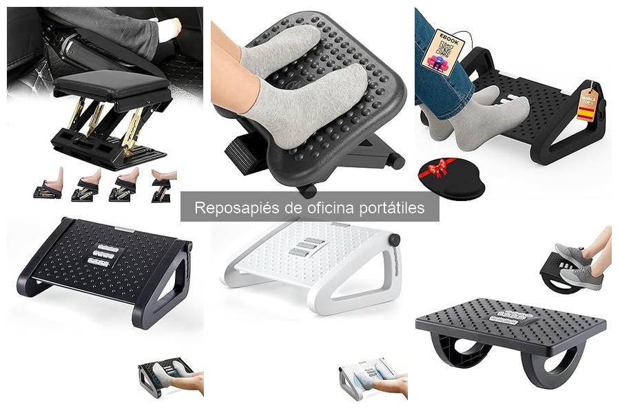 Costo promedio de reposapiés portátiles y opciones económicas