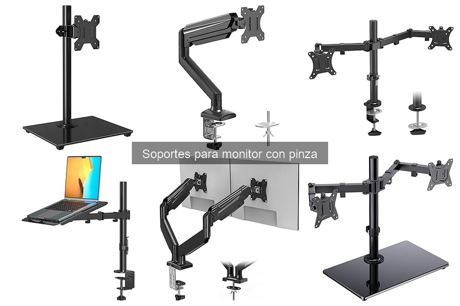 Cuándo usar un soporte para monitor con pinza en tu oficina