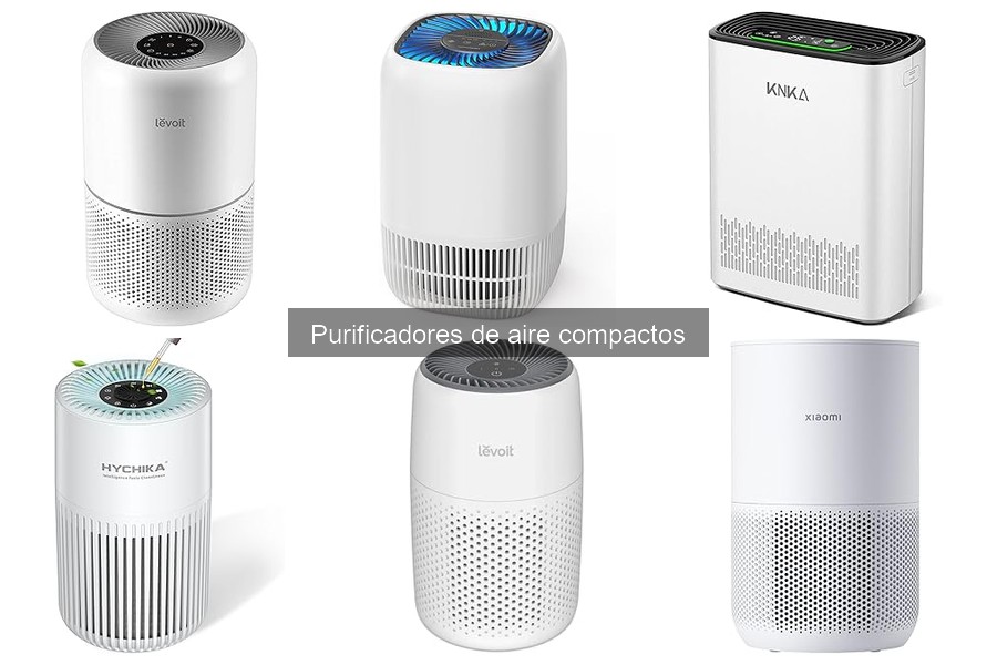 ¿Cuánto consume un purificador de aire compacto?