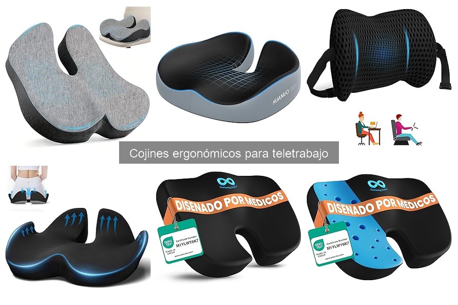 ¿Cuánto cuesta un cojín ergonómico para teletrabajo?