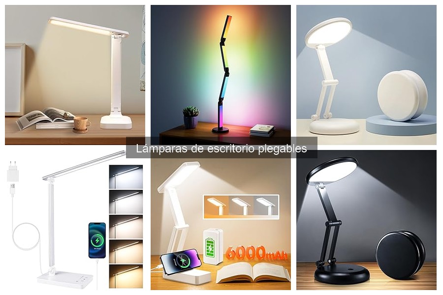 Descubre las lámparas de escritorio plegables y sus ventajas