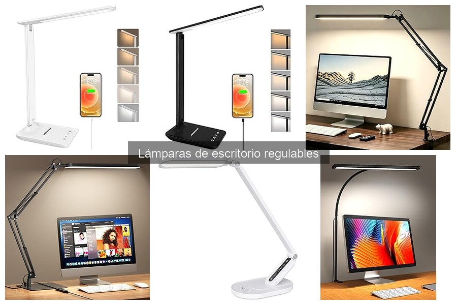 Descubre qué son las lámparas de escritorio regulables