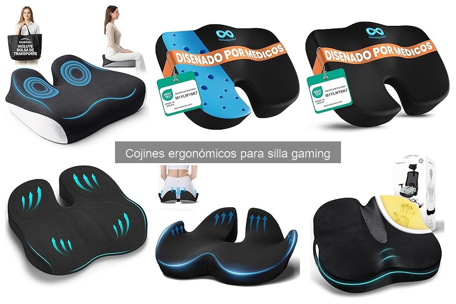 Diferencias entre cojines ergonómicos de memoria y de gel