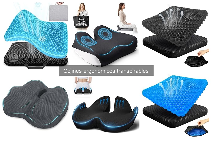 Diferencias entre cojines ergonómicos y tradicionales