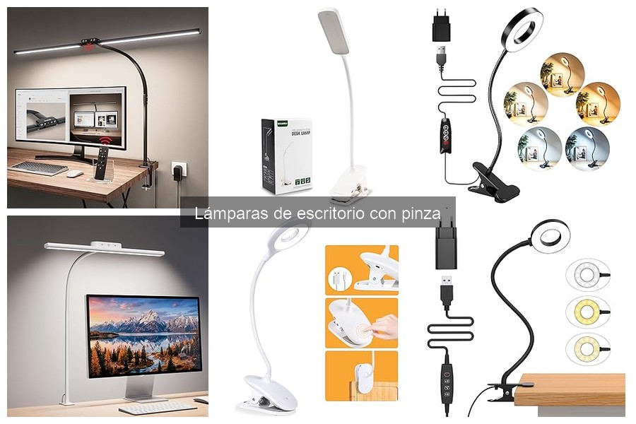 Dónde comprar lámparas de escritorio con pinza: guía y tiendas