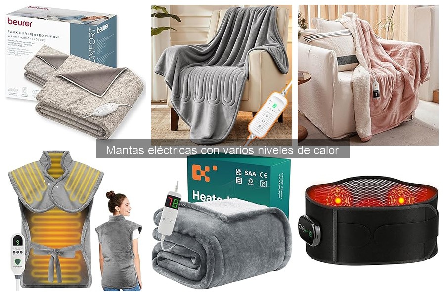 Dónde comprar mantas eléctricas con varios niveles de calor