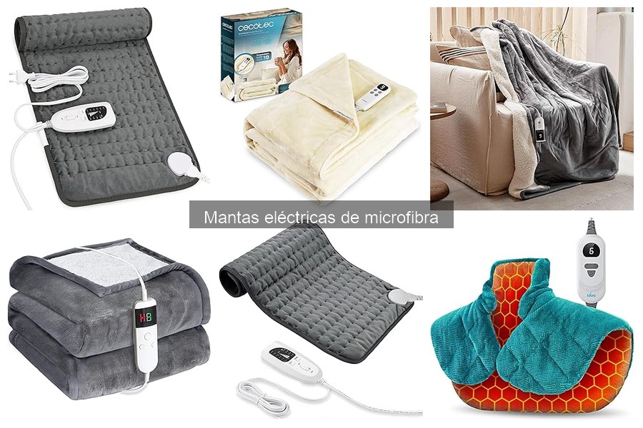 Dónde comprar mantas eléctricas de microfibra a buen precio