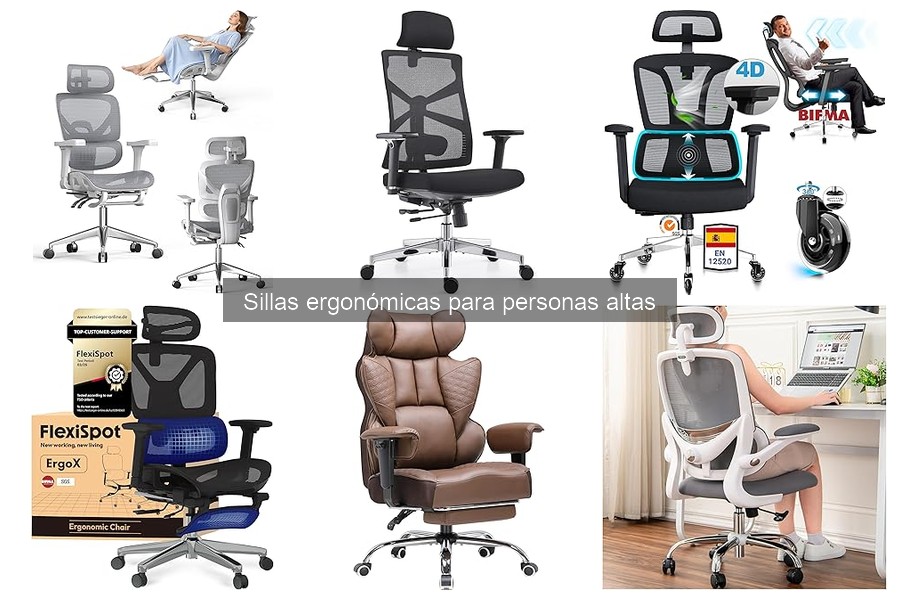 Dónde comprar sillas ergonómicas para personas altas en línea