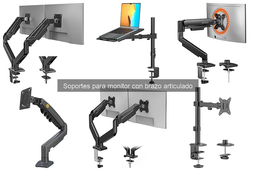 Dónde comprar soportes para monitor con brazo articulado