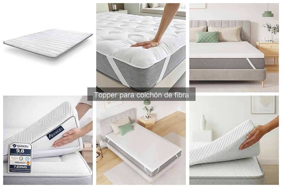 Dónde comprar toppers de colchón de fibra: ofertas y recomendaciones