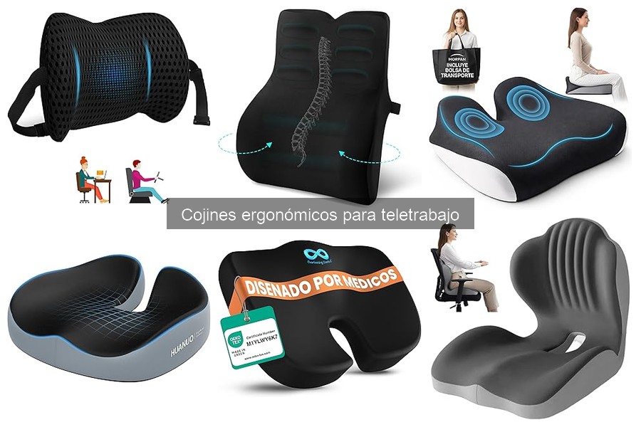 Efectividad de los cojines ergonómicos para teletrabajo