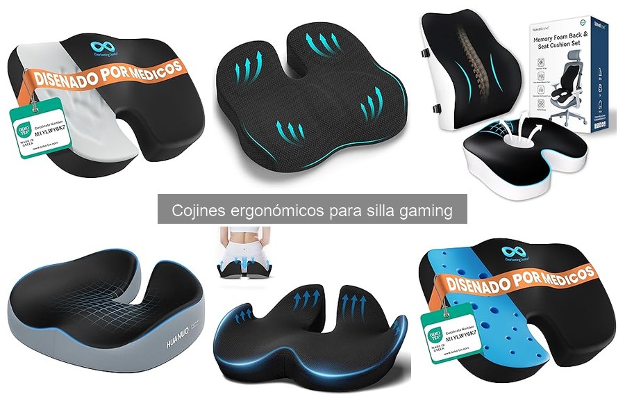 Errores al elegir un cojín ergonómico para silla gaming