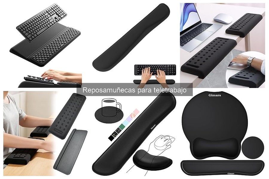 Errores comunes al usar un reposamuñecas para teletrabajo
