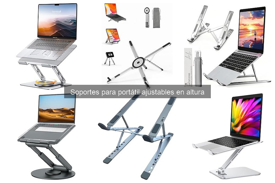 Evita estos errores con soportes ajustables para portátil