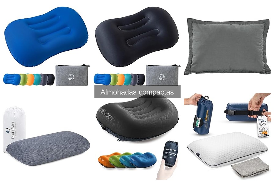 Guía de compra de almohadas compactas para comodidad en viaje