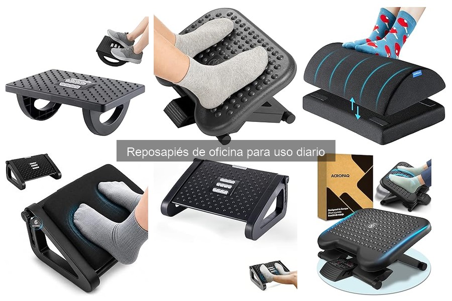 Guía de compra de reposapiés para oficina: elige el ideal