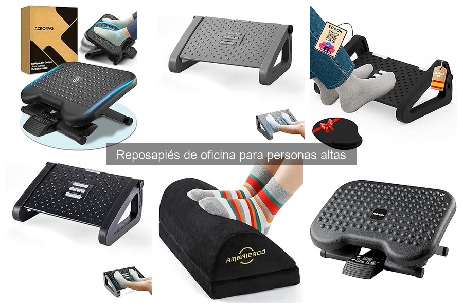 Guía de compra de reposapiés para personas altas