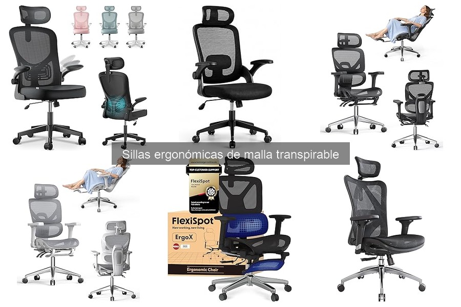 Guía de compra de sillas ergonómicas de malla transpirable
