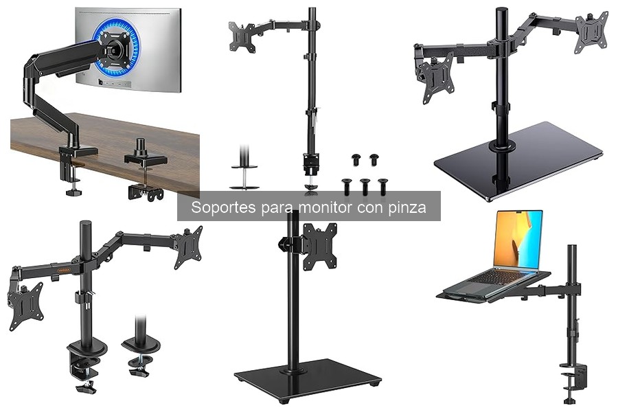 Guía de compra de soportes para monitor con pinza