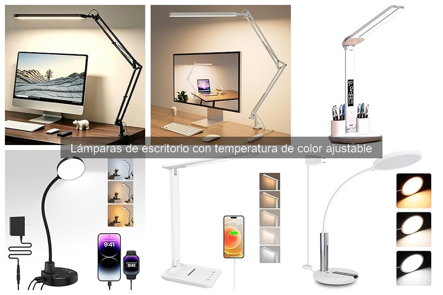 Guía de instalación de lámparas de escritorio ajustables