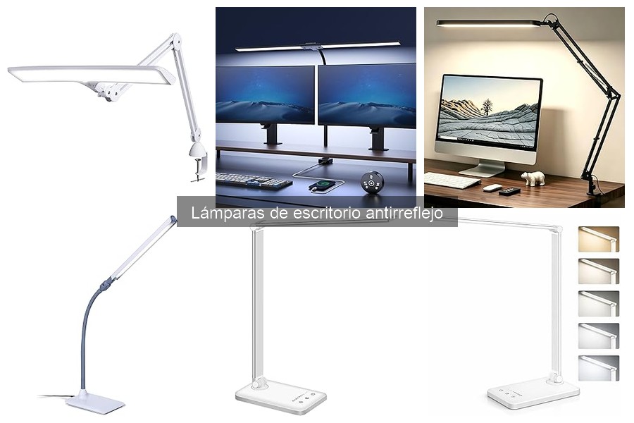 Guía de Instalación de Lámparas de Escritorio Antirreflejo
