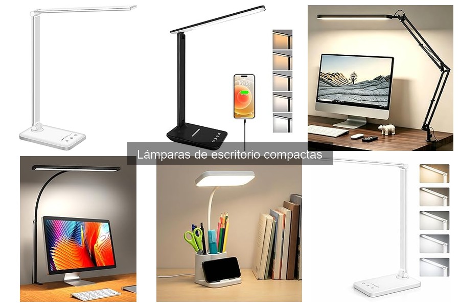 Guía de Instalación para Lámparas de Escritorio Compactas