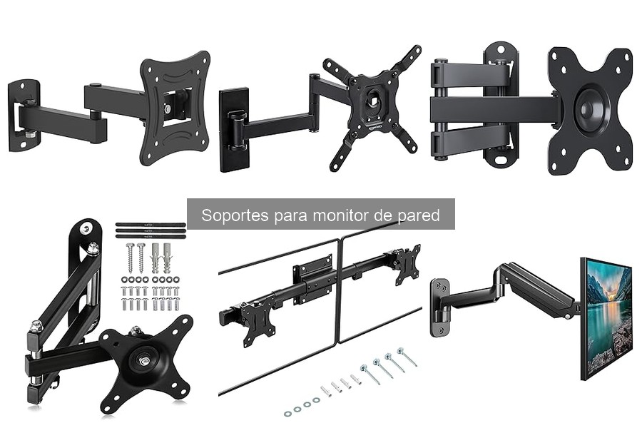 Guía de instalación para soporte de monitor de pared