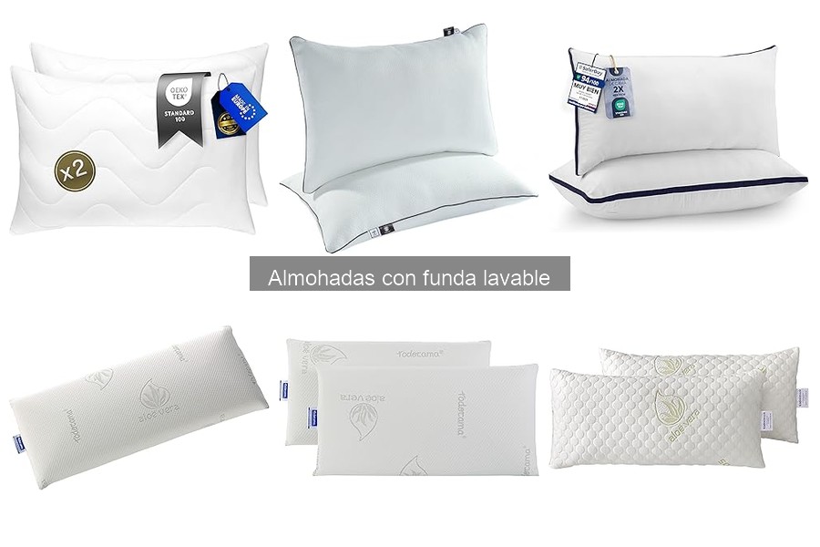 Guía para elegir almohadas con funda lavable adecuadas