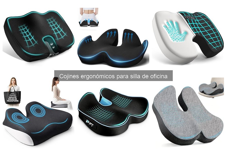 Guía para elegir el mejor cojín ergonómico para silla de oficina